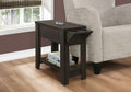 Accent Table with Storage for Living Room & Bedroom