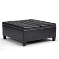 Harrison - Coffee Table Storage Ottoman - Tanners Brown