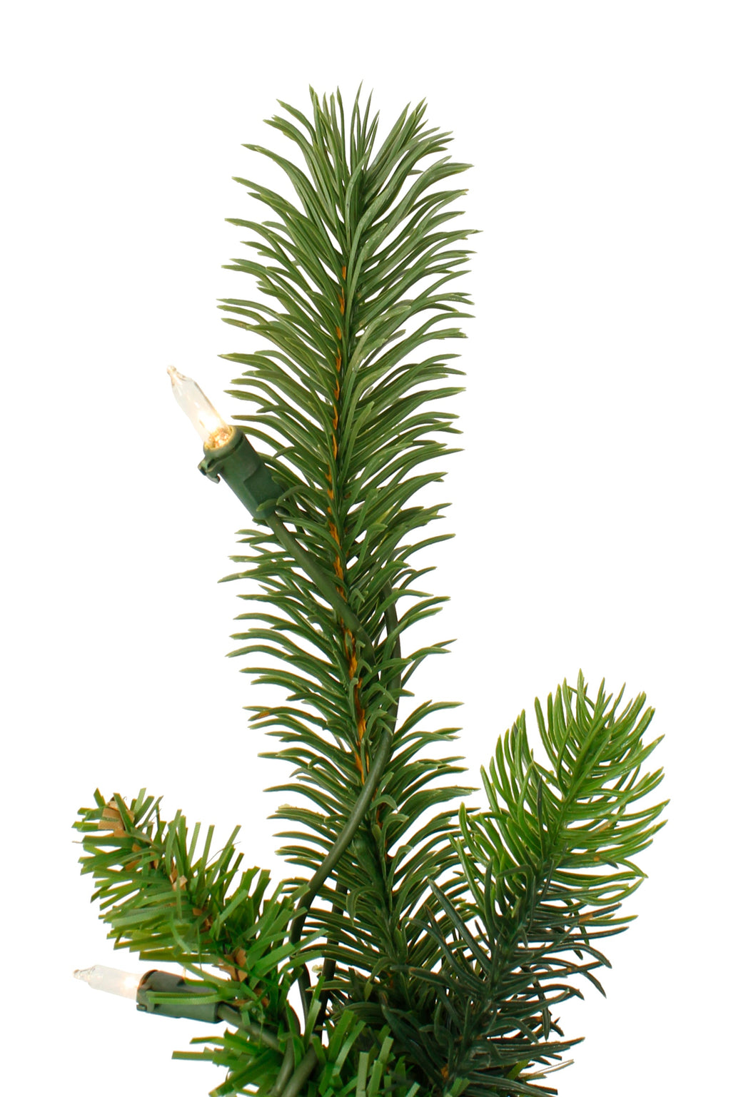 Pre-Lit Salem Pine Christmas Tree Full Holiday Décor Warm White Lights with Metal Stand 6FT
