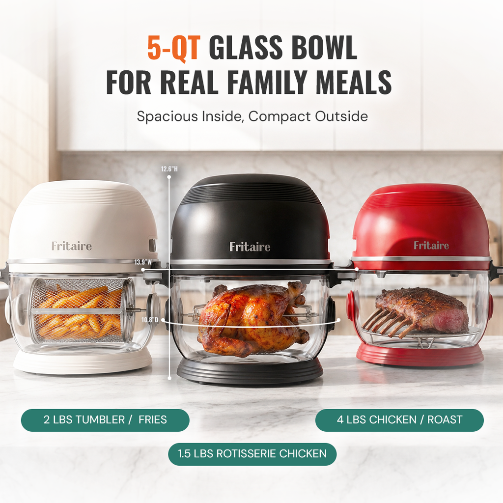 Self-Cleaning Air Fryer™ & Non-Toxic Air Fryer™ - Orange