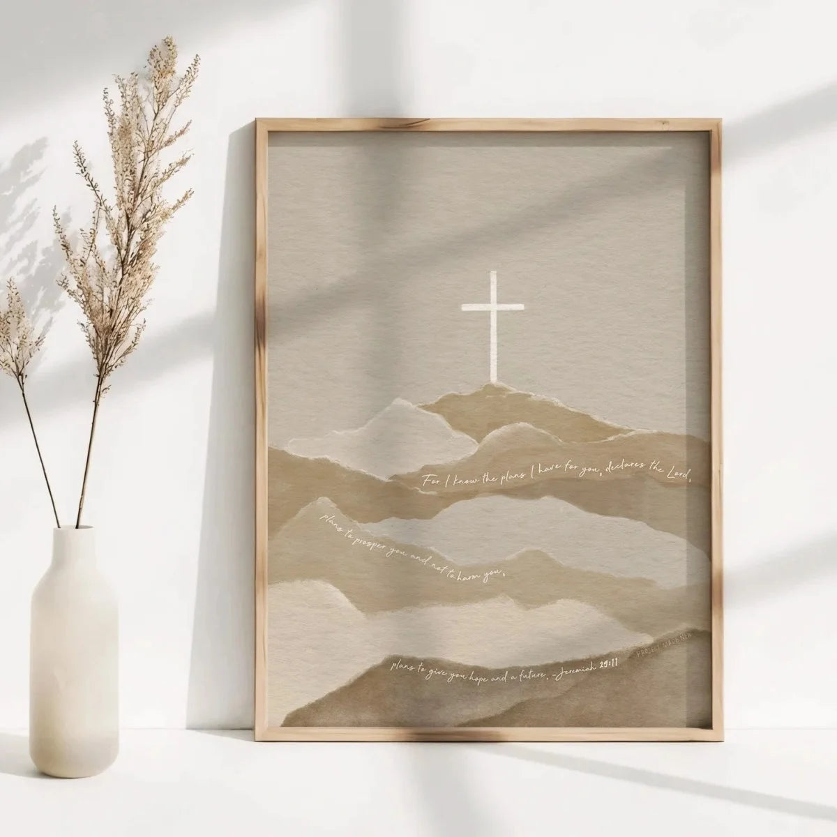 Cross Bible Jesus Canvas Print Poster Modern Minimalist Art Prints Living Room Bedroom Wall Art Christian Home Decor Poster Gift