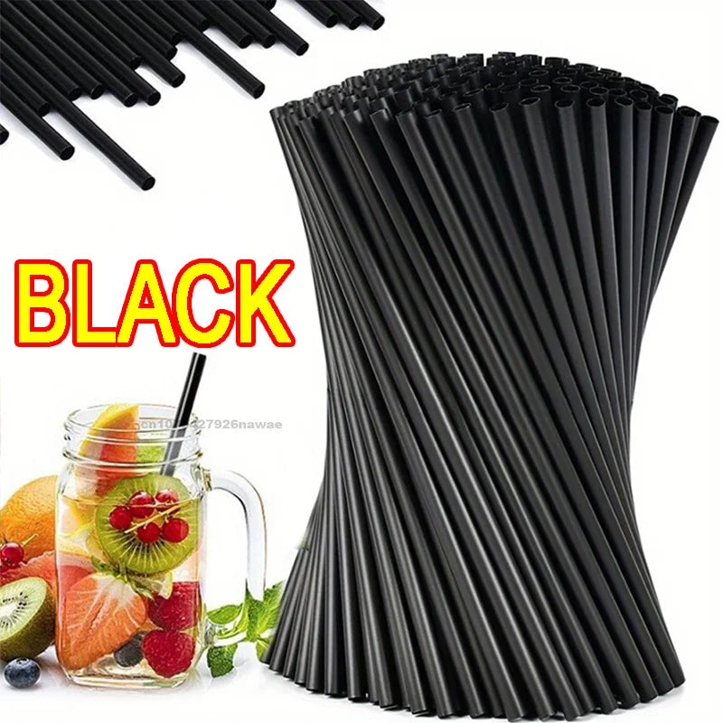100-3000Pcs Multicolor Drinking Straws rietjes Milk Tea Bar Party Wedding Kitchen Home Accessories Beverage Straw Wholesale
