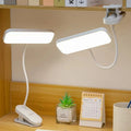 Clip-on LED USB charging desk lamp for college students, dormitory desk and bedroom reading lamp, suitable for office, study,