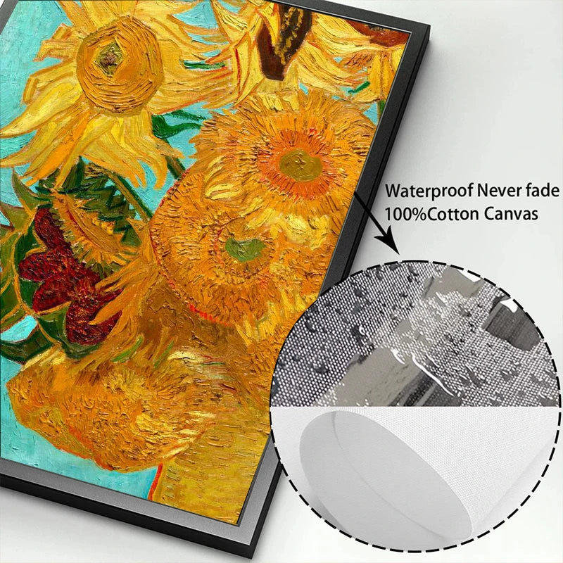 Vincent Van Gogh Collection Paintings Canvas Prints Posters Impressionism Artworks Wall Art Pictures for Home Living Room Decor