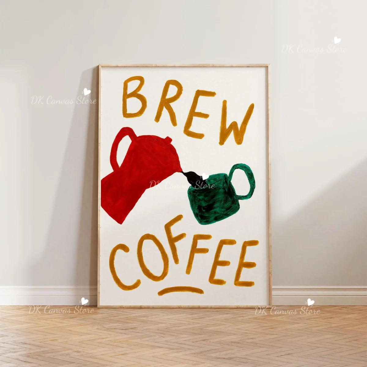 Interesting Sign More Books Abstract Canvas Print Poster Hand Drawn Illustration Art Prints Wall Living Room Art Home Decor