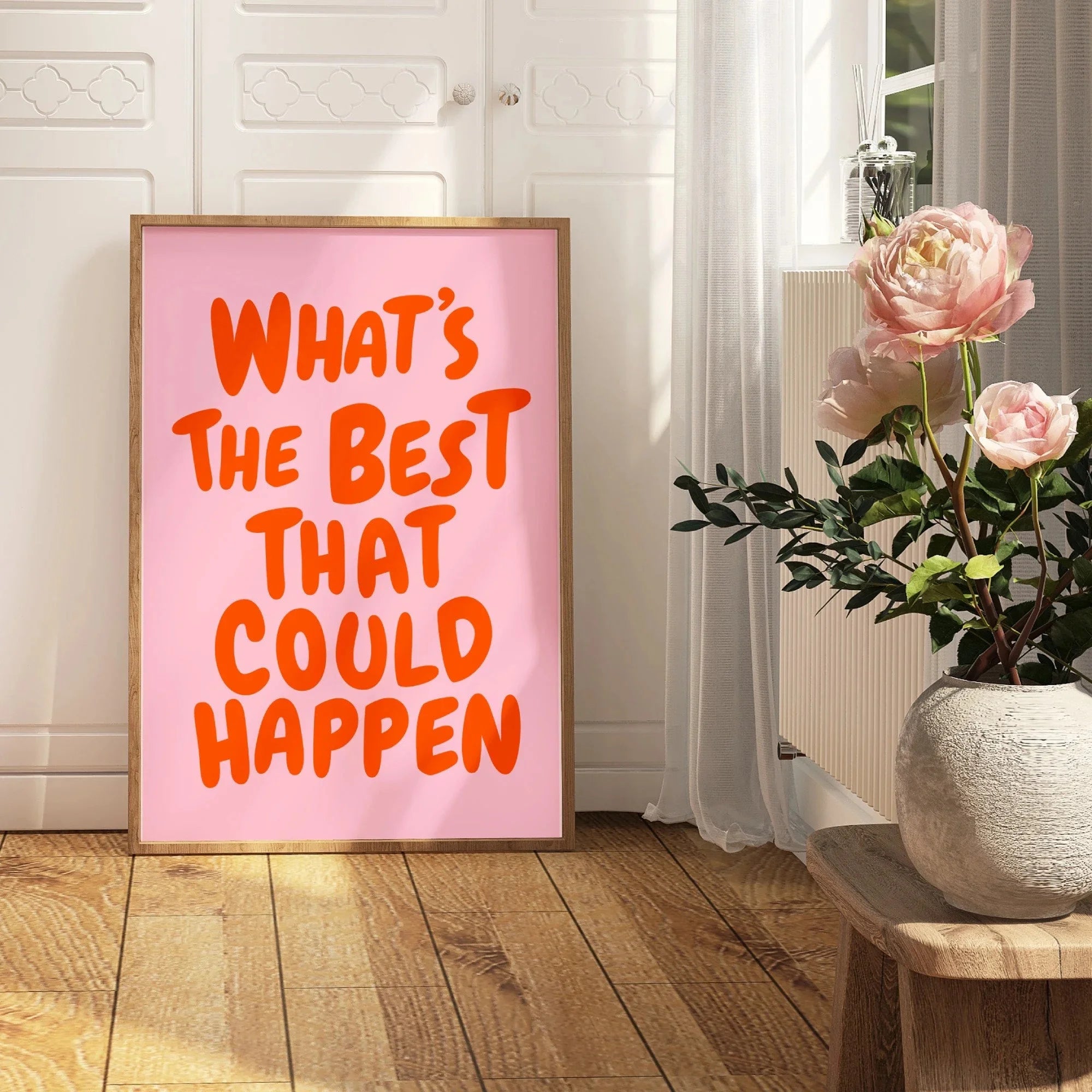 You Are Amazing Pink Canvas Prints What Is The Best Offer That Can Happen Wall Art Posters for Modern Living Room Home Decor