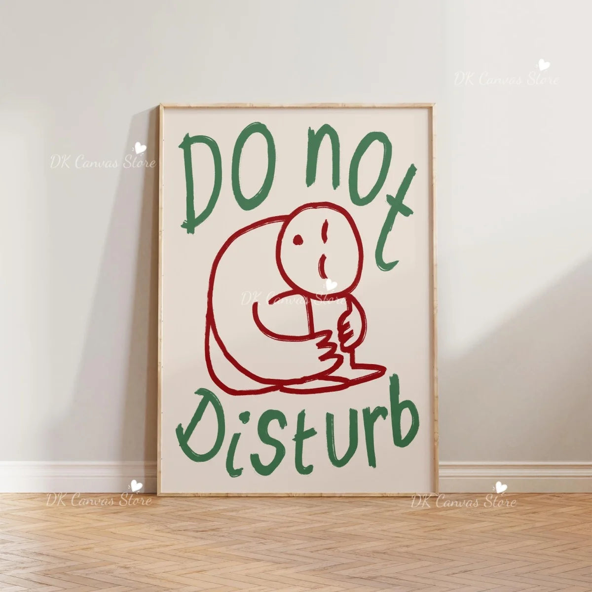 Interesting Sign More Books Abstract Canvas Print Poster Hand Drawn Illustration Art Prints Wall Living Room Art Home Decor