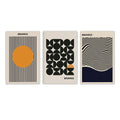 Bauhaus Style Minimalist Geometric Wall Art Prints Modern Black Line Canvas Painting Home Living Room Decoration Unframed