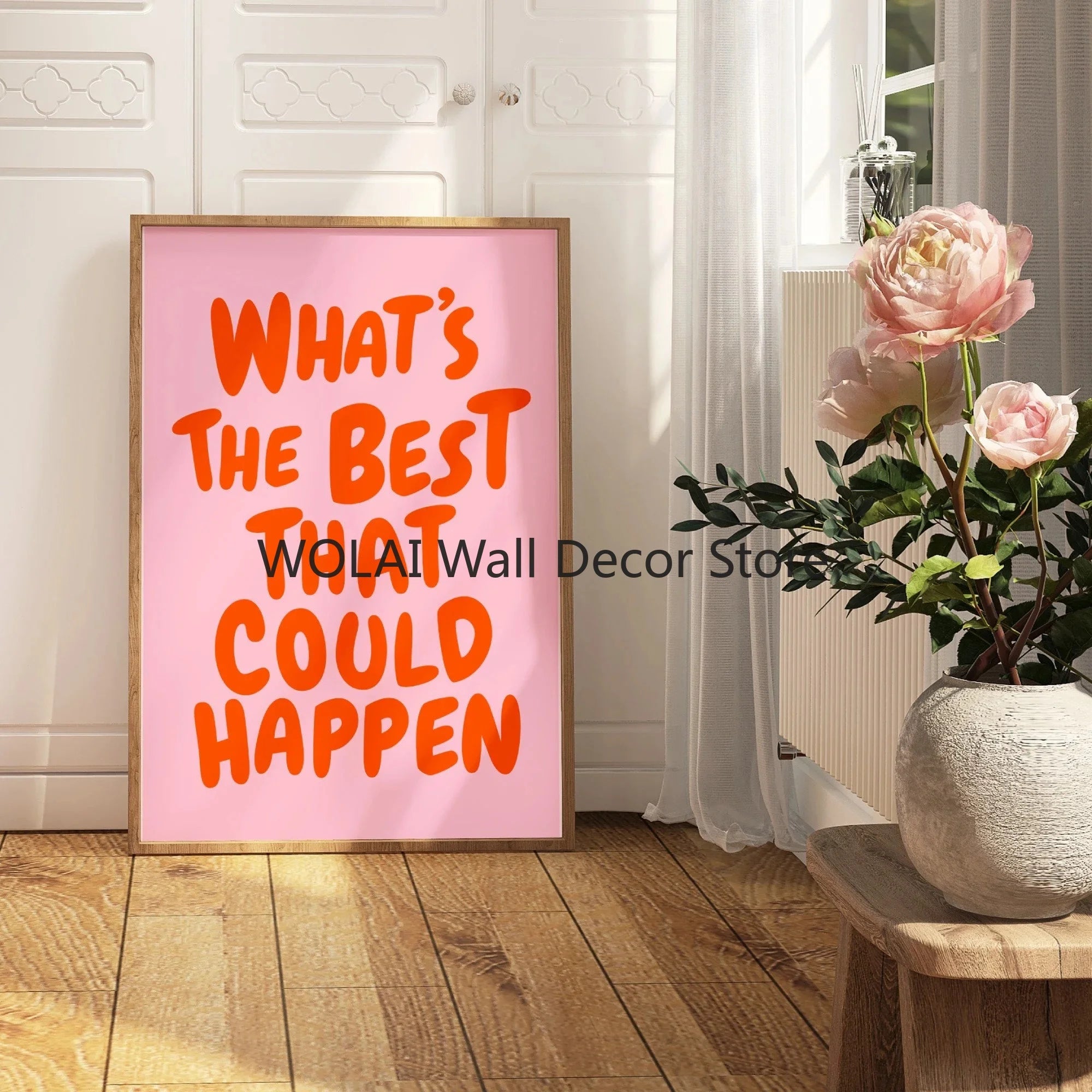 You Are Amazing Pink Canvas Prints What Is The Best Offer That Can Happen Wall Art Posters for Modern Living Room Home Decor