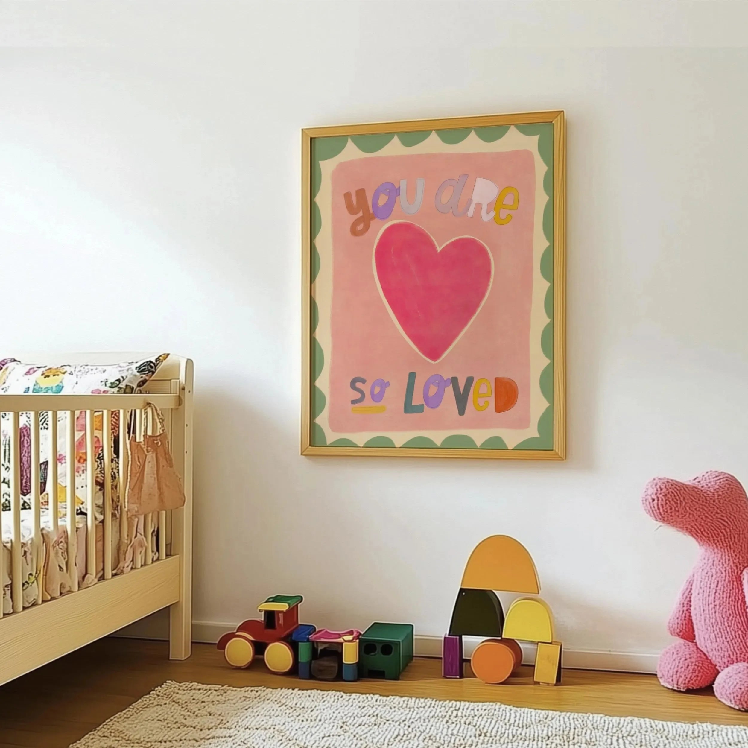 You Are So Fond Love Nursery Canvas Prints Believe in Magic Unicorn Quotes Garden Wall Art Posters Modern Living Room Home Decor