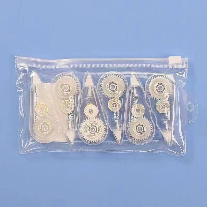 6Pcs/set Cute Macaron Color Correction Tape,Instant Corrections White Correction Tape for School, Office, Crafting Supplies