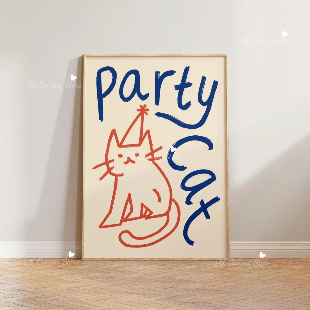 Interesting Sign More Books Abstract Canvas Print Poster Hand Drawn Illustration Art Prints Wall Living Room Art Home Decor