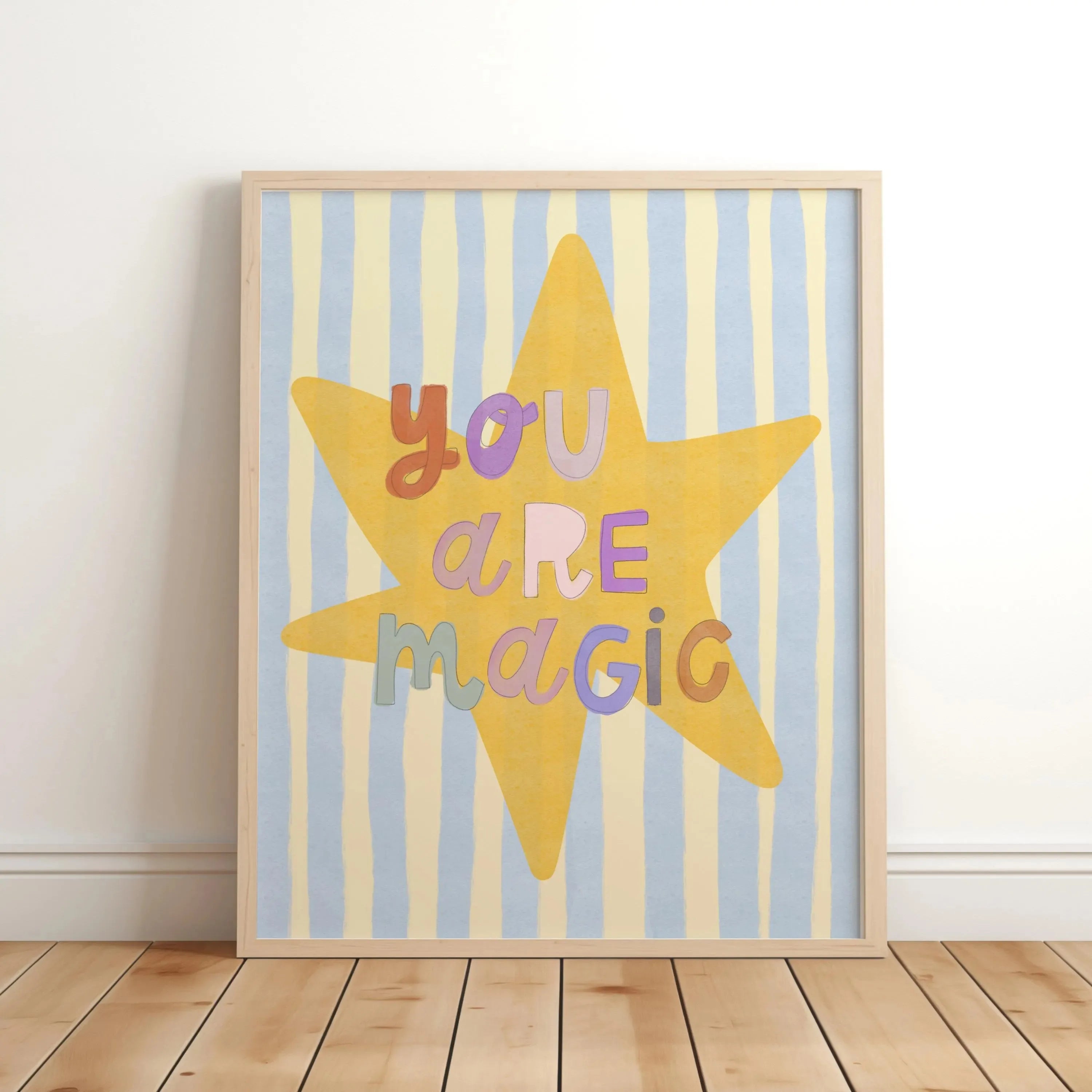 You Are So Fond Love Nursery Canvas Prints Believe in Magic Unicorn Quotes Garden Wall Art Posters Modern Living Room Home Decor