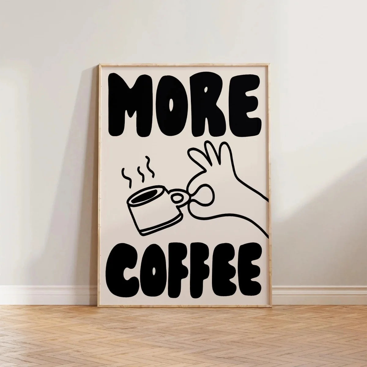 Interesting Sign More Books Abstract Canvas Print Poster Hand Drawn Illustration Art Prints Wall Living Room Art Home Decor