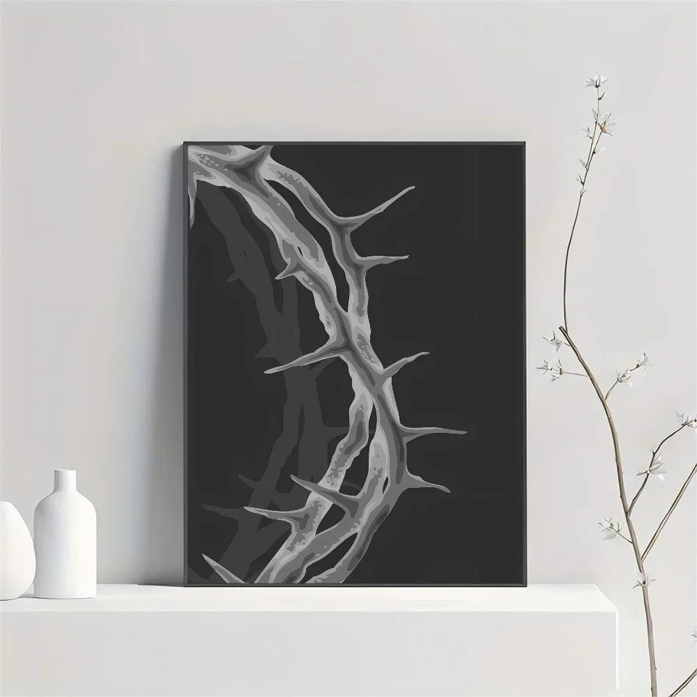 Son of God Jesus Cross Holy Light Wall Art, HD Canvas Print Poster, Suitable for Home, Living Room, Room Decoration Painting