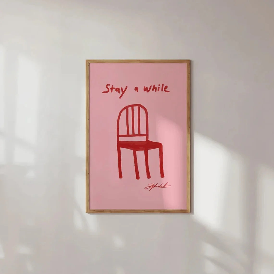 1pc Simple Trendy Text Printing Poster, Simple Canvas Wall Decoration, Modern Art Home Decoration, Living Room Decoration