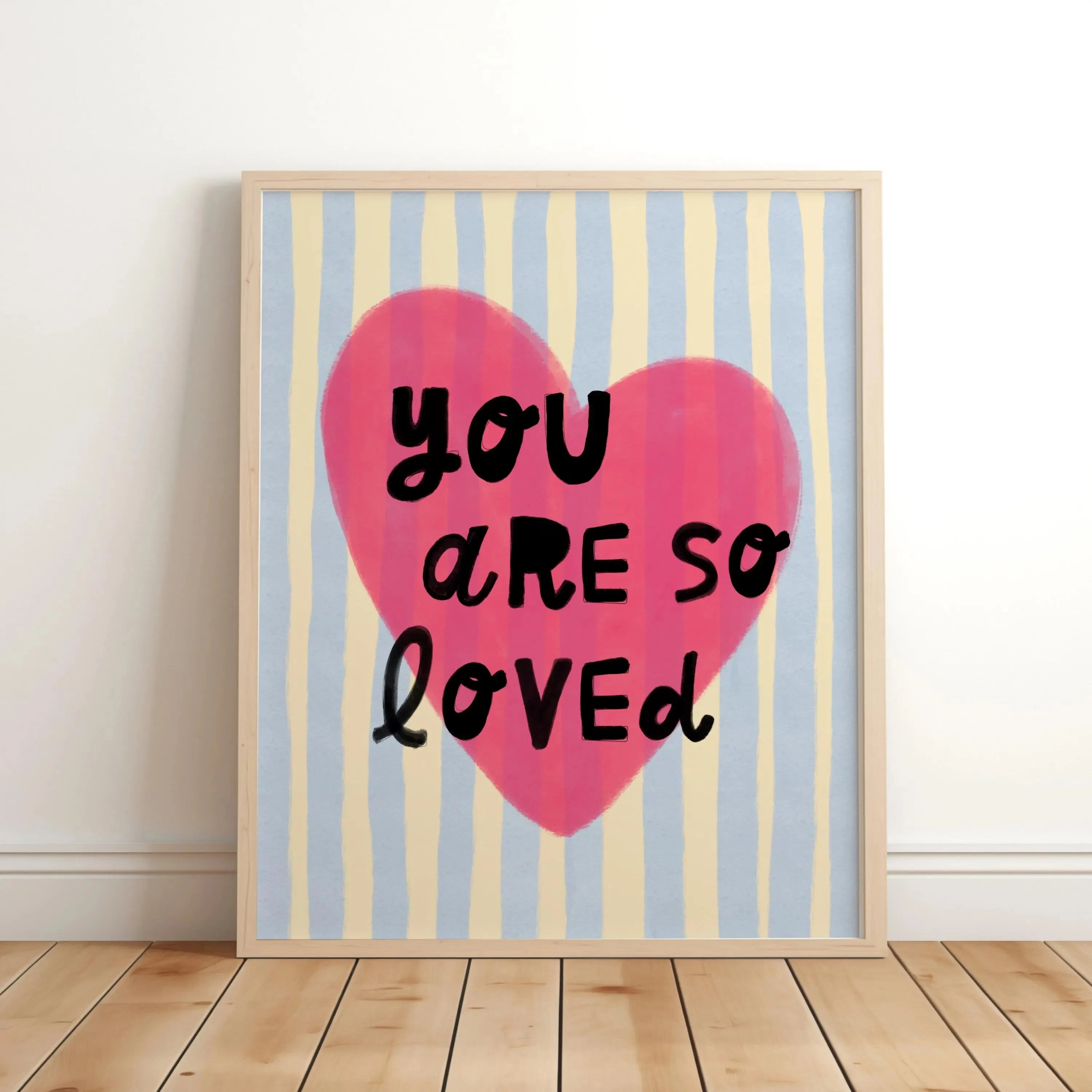 You Are So Fond Love Nursery Canvas Prints Believe in Magic Unicorn Quotes Garden Wall Art Posters Modern Living Room Home Decor
