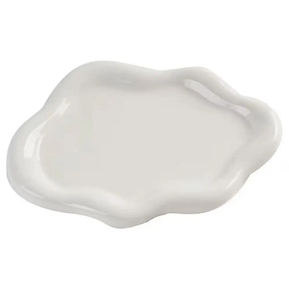 Jewelry Storage Tray Creative Cloud Shapes Plastic Trays Electroplated Jewelry Earrings Ring Display Plates Photo Props For Wome