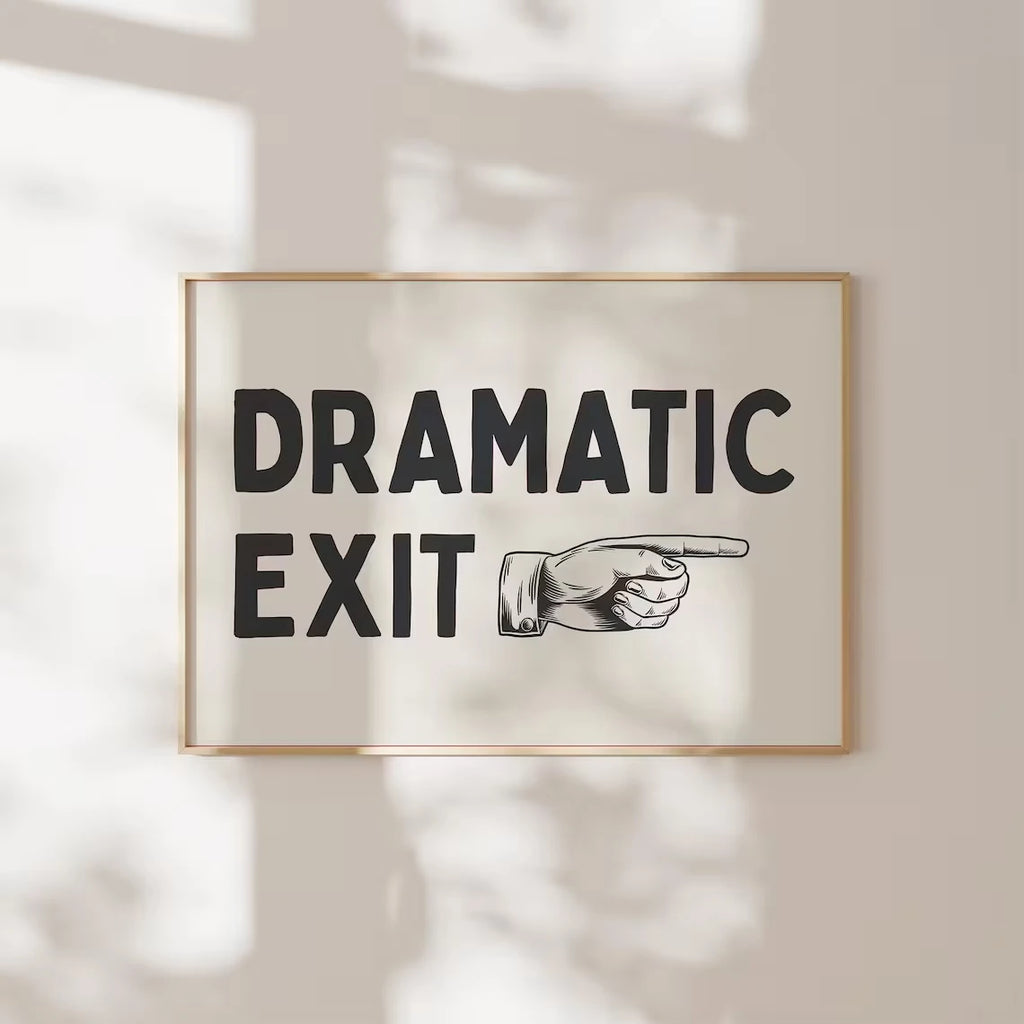 Dramatic Exit Hallway Wall Art Prints Canvas Painting Poster Picture For Living Bedroom Kids Room Home Decor