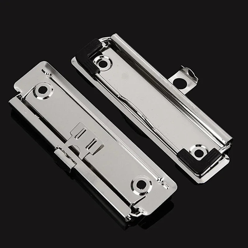 2PCS Metal Clipboard Clip File Folder Clips Binder Clips with Screws Paper Storage Organizer School Supplies Office Stationary