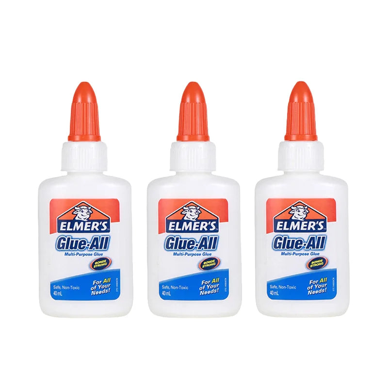 Original Elmers Glue All Purpose Glue-All White Glue 40ML/240g Non-Toxic Washable Glue for Slime