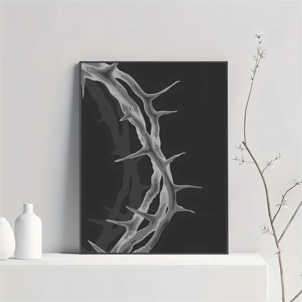 Son of God Jesus Cross Holy Light Wall Art, HD Canvas Print Poster, Suitable for Home, Living Room, Room Decoration Painting