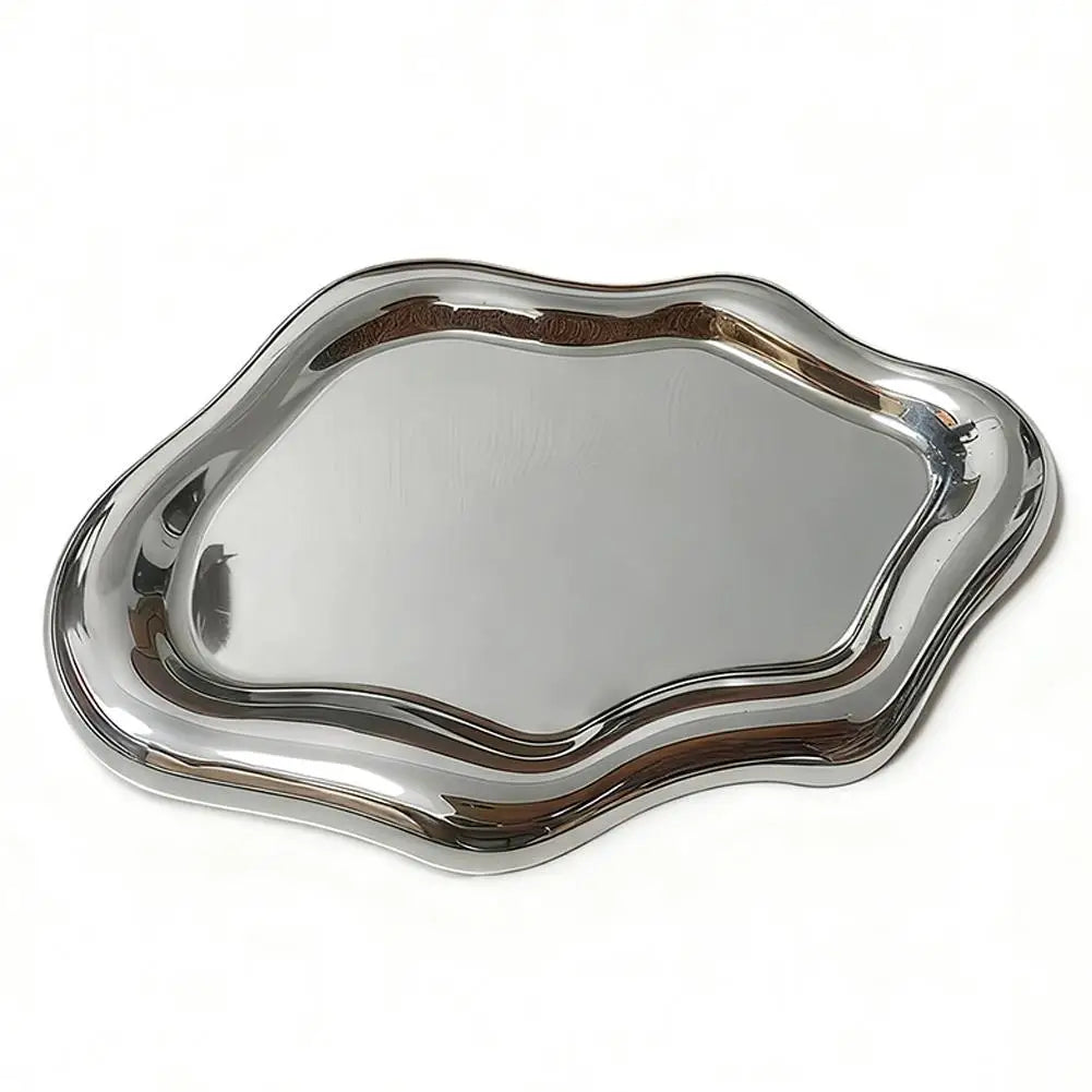 Jewelry Storage Tray Creative Cloud Shapes Plastic Trays Electroplated Jewelry Earrings Ring Display Plates Photo Props For Wome