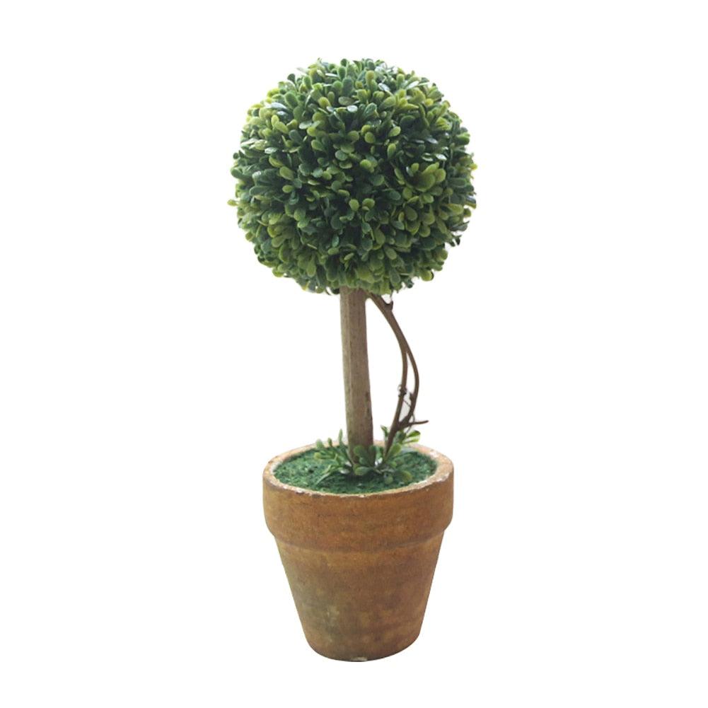 Artificial 1 Pc Heart Star Round Potted Decor  Bonsai  Ornament Home Garden Wedding Party Decor Home Decoration