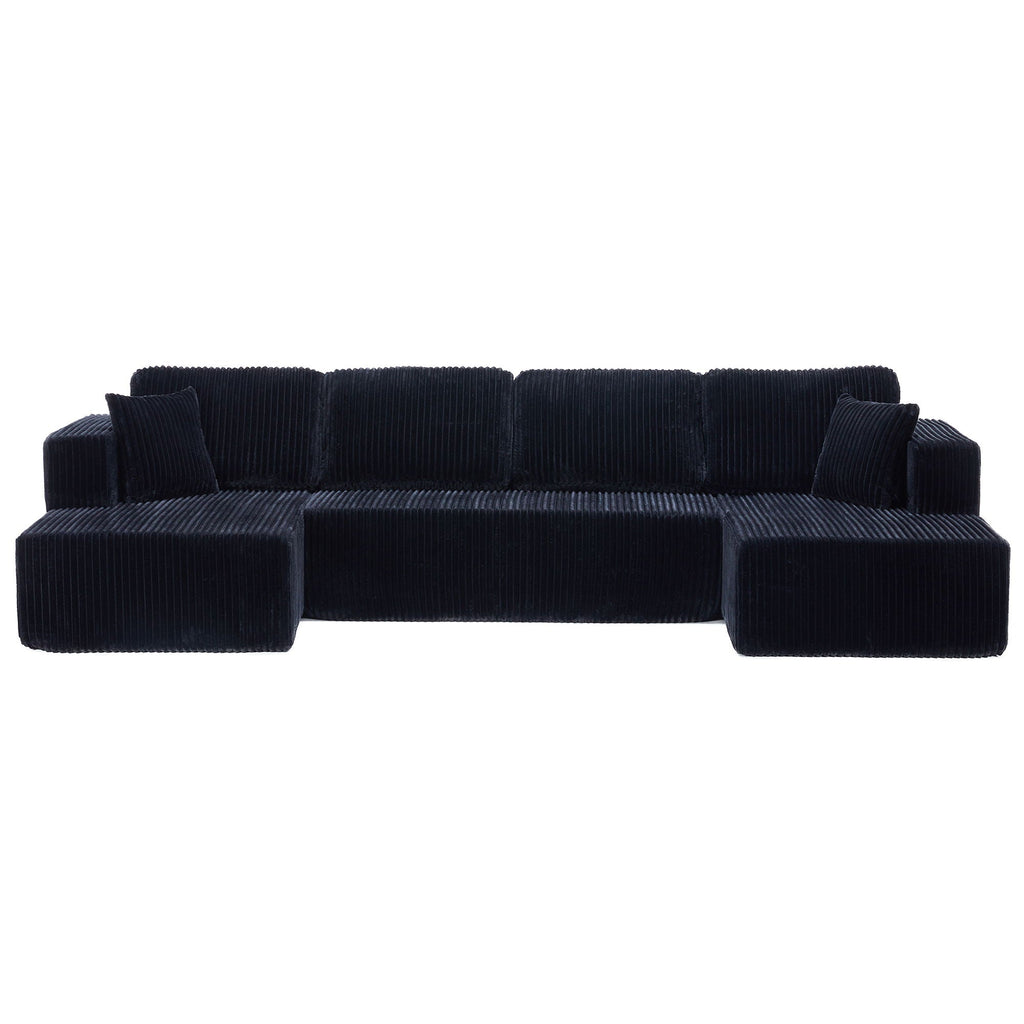 U-Shape Modular Sectional Sofa For Living Room