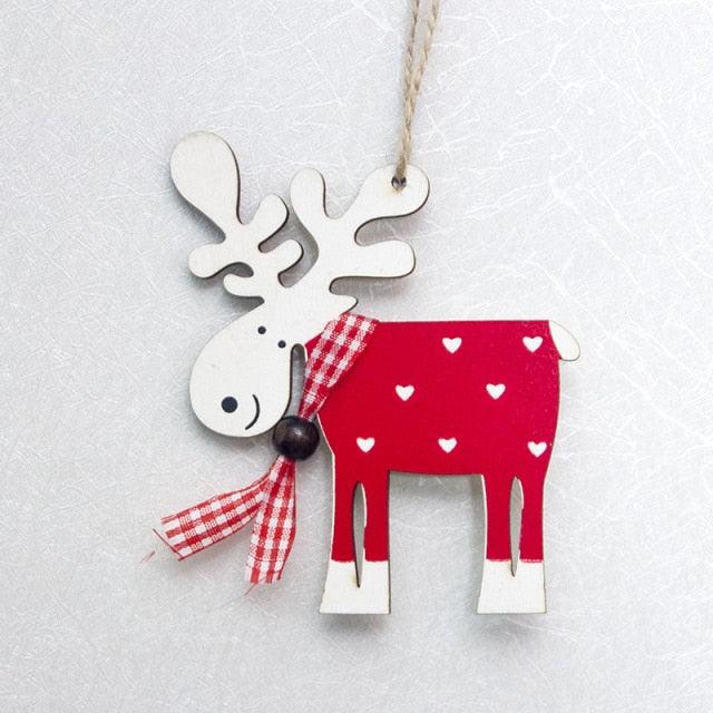 Christmas Ornament Wooden Hanging Pendants Star Tree Bell Christmas Hanging Wooden Ornament Hollow Fretwork Laser Cutting Wood Carving Christmas Tree Hanging Ornaments Decorations for Holiday Season Festival Christmas Decorations For Home Party New Year