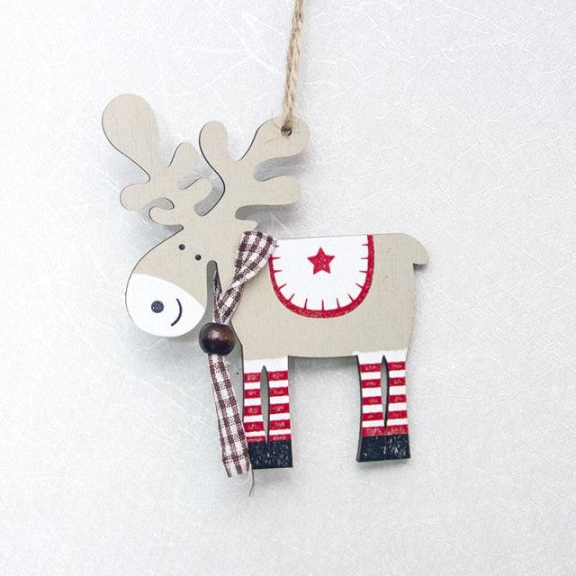 Christmas Ornament Wooden Hanging Pendants Star Tree Bell Christmas Hanging Wooden Ornament Hollow Fretwork Laser Cutting Wood Carving Christmas Tree Hanging Ornaments Decorations for Holiday Season Festival Christmas Decorations For Home Party New Year