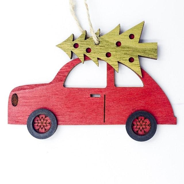 Christmas Ornament Wooden Hanging Pendants Star Tree Bell Christmas Hanging Wooden Ornament Hollow Fretwork Laser Cutting Wood Carving Christmas Tree Hanging Ornaments Decorations for Holiday Season Festival Christmas Decorations For Home Party New Year