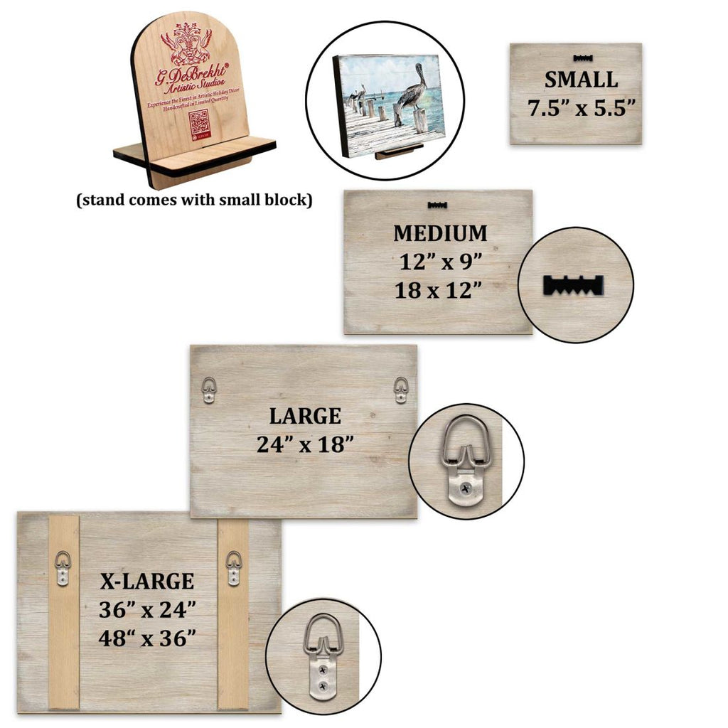 Sweet Christmas Blessings Wooden Wall Art by D. Gelsinger - Nativity Holiday Decor - 95660B-1703
