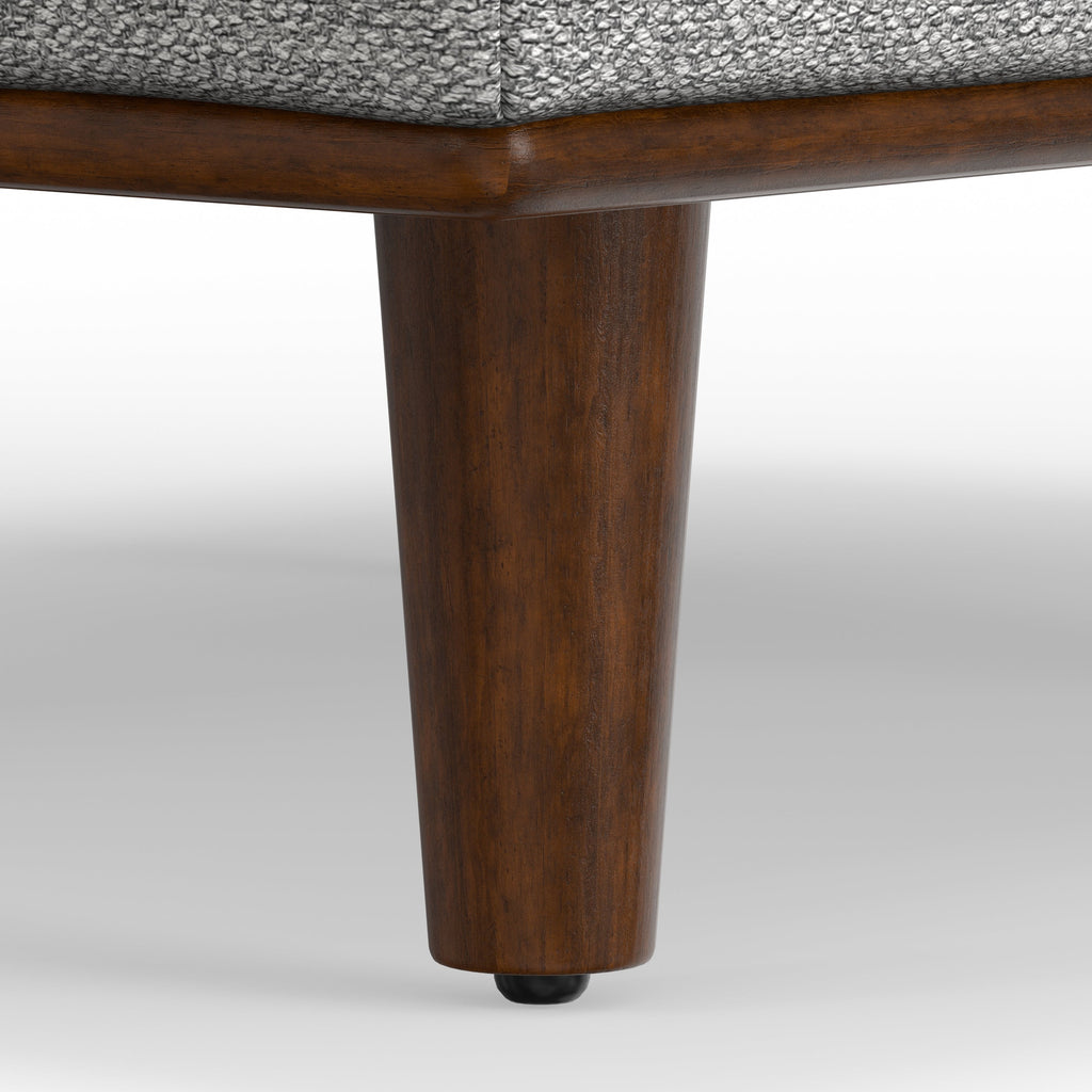 Morrison Large Rectangular Ottoman in Mist