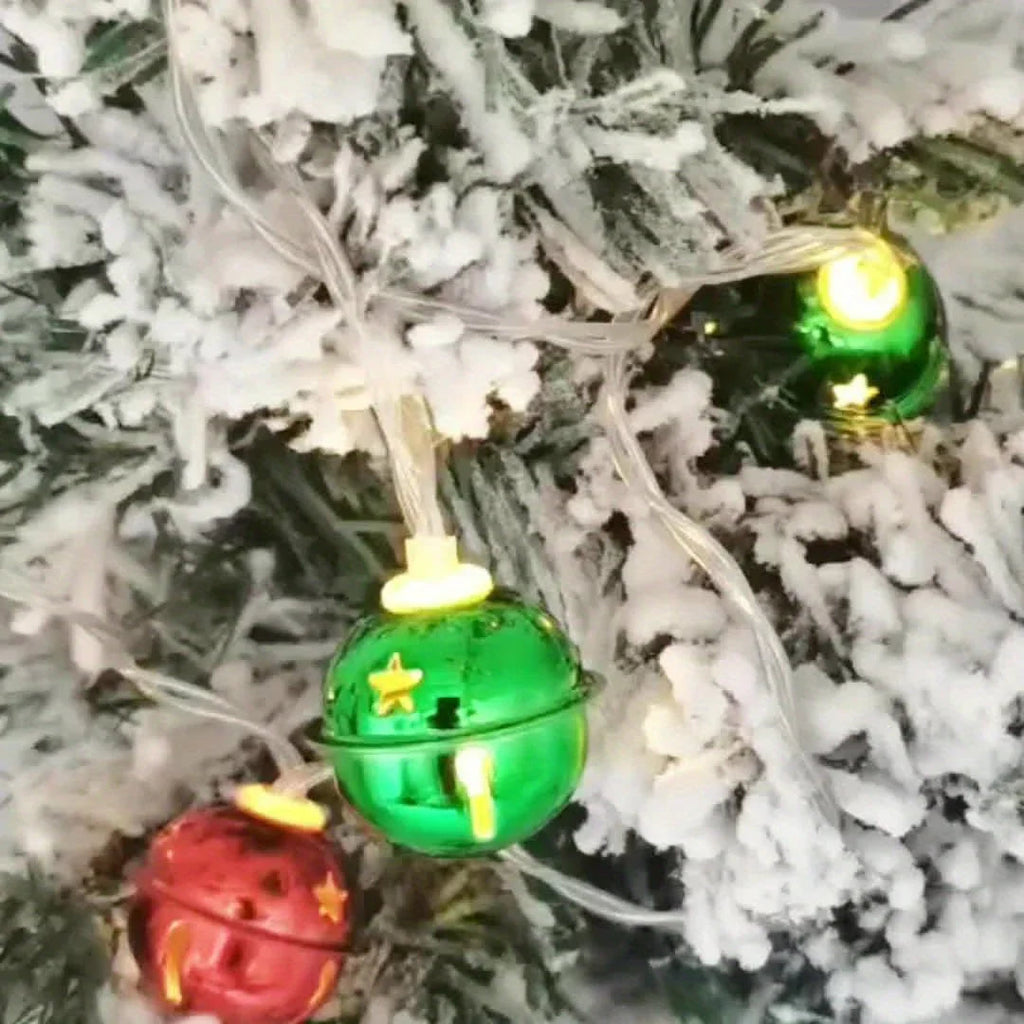 LED Bell Light Strand, 2m Long, 10 Lights for Home and Christmas Decor