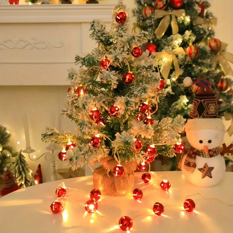 LED Bell Light Strand, 2m Long, 10 Lights for Home and Christmas Decor