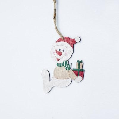Christmas Ornament Wooden Hanging Pendants Star Tree Bell Christmas Hanging Wooden Ornament Hollow Fretwork Laser Cutting Wood Carving Christmas Tree Hanging Ornaments Decorations for Holiday Season Festival Christmas Decorations For Home Party New Year