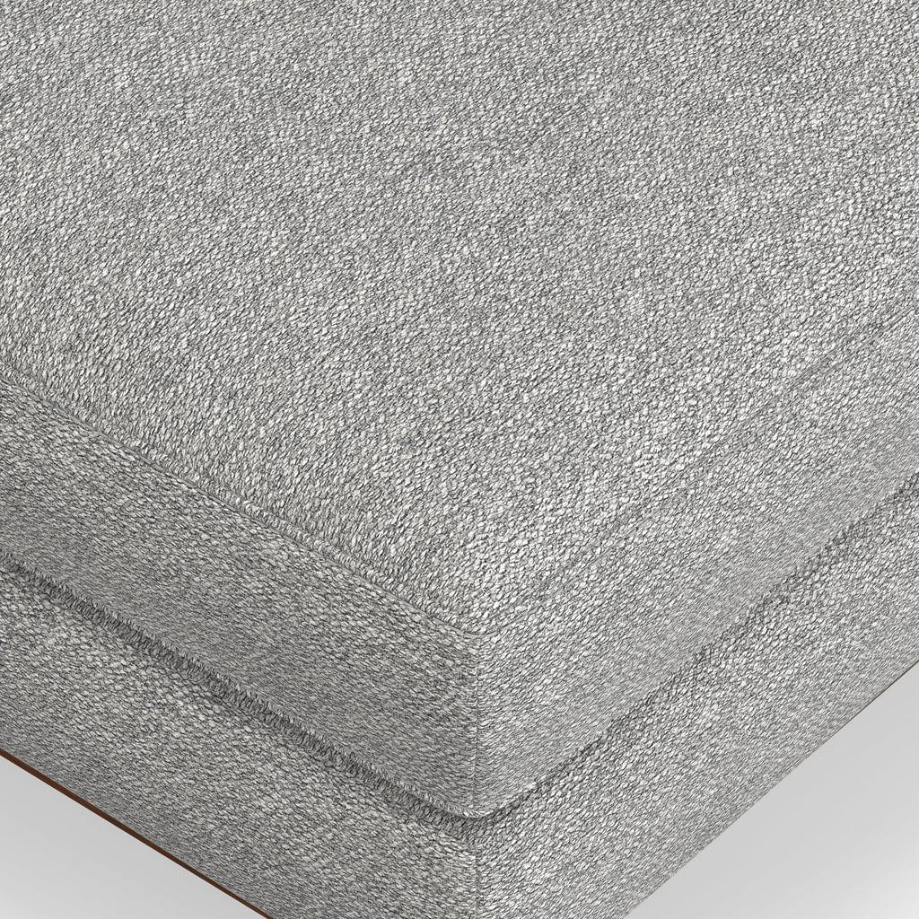 Morrison Large Rectangular Ottoman in Mist