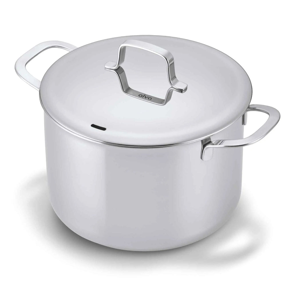 5-Ply Stainless Stock Pot with Lid, 7-Qt