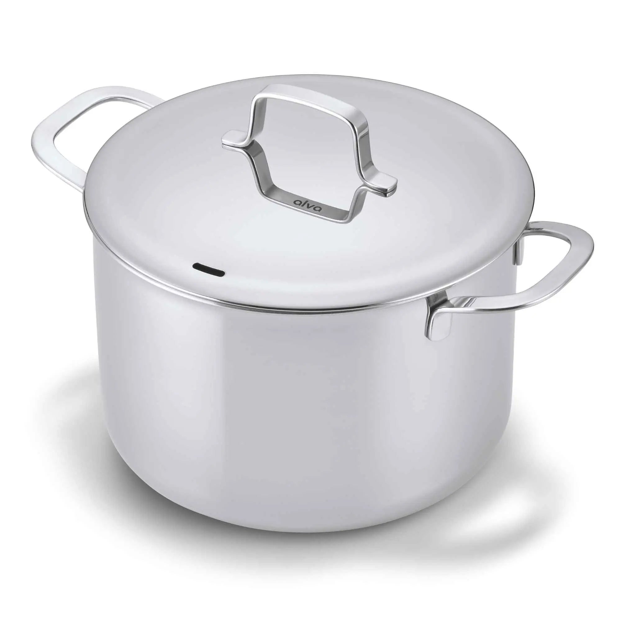 5-Ply Stainless Stock Pot with Lid, 7-Qt