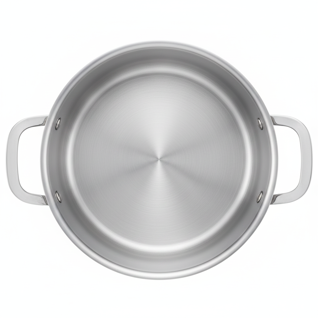 5-Ply Stainless Stock Pot with Lid, 7-Qt