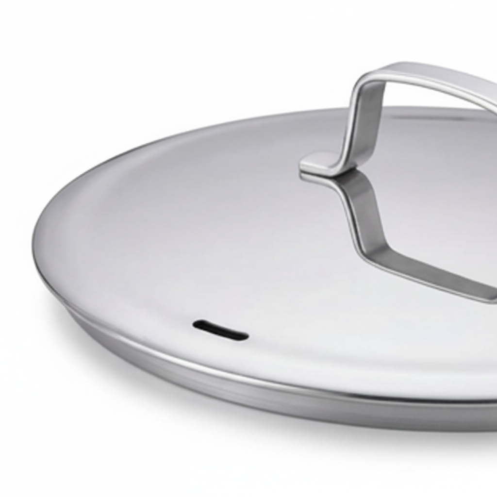 5-Ply Stainless Stock Pot with Lid, 7-Qt